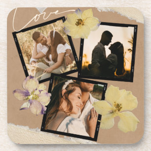 Custom Valentine's Day Romantic Couple Photo  Coaster