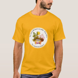 Custom VAN LIFE ADVENTURE Christian T-Shirt
