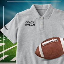 Custom Varsity Coach Shirt - Embroidered Polo