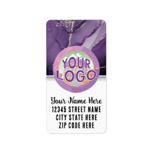 Custom Vertical Design Elegant Business Logo Label