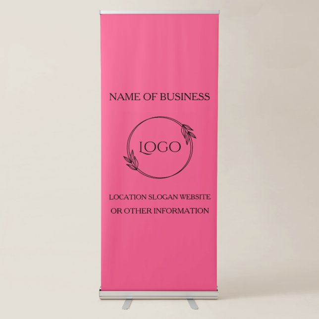 Custom Vertical Retractable Banner (Front)