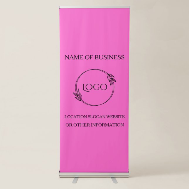 Custom Vertical Retractable Banner (Front)