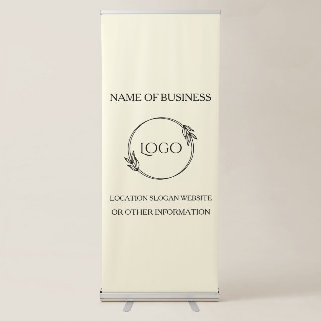 Custom Vertical Retractable Banner (Front)