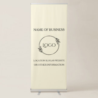 Custom Vertical Retractable Banner
