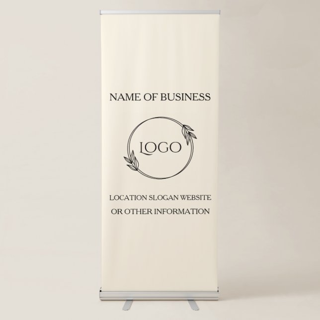 Custom Vertical Retractable Banner (Front)