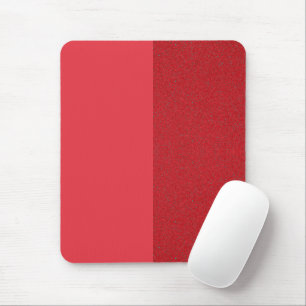 Custom Vertical Split Speckled Tomato Red Mousepad