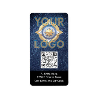 Custom Vertical Stickers with QR code Professional