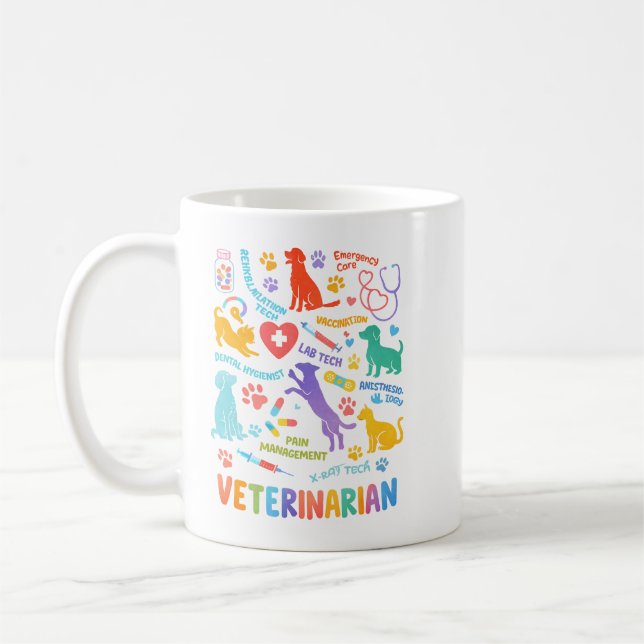 Custom Veterinarian Mug | Vet Doctor’s Day (Left)