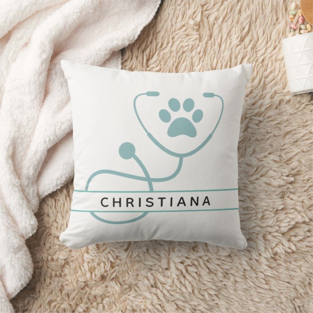 Custom Veterinarian Veterinary Professionals Cushion (Blanket)