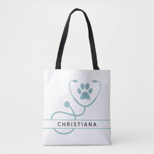Custom Veterinarian Veterinary Professionals Tote Bag