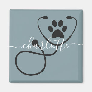 Custom Veterinarian Veterinary Tech Vet Assistant Magnet