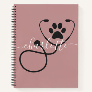 Custom Veterinarian Veterinary Tech Vet Assistant Notebook