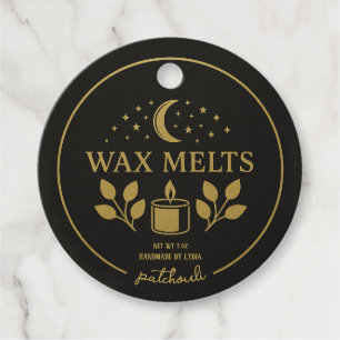 Custom Vintage Apothecary Wax Melts Tag