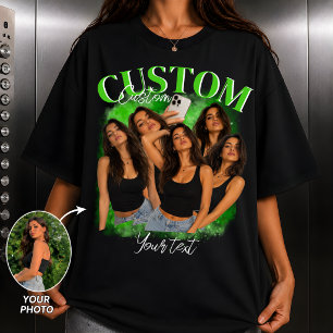 Custom Vintage Bootleg Retro Boyfriend Girlfriend T-Shirt