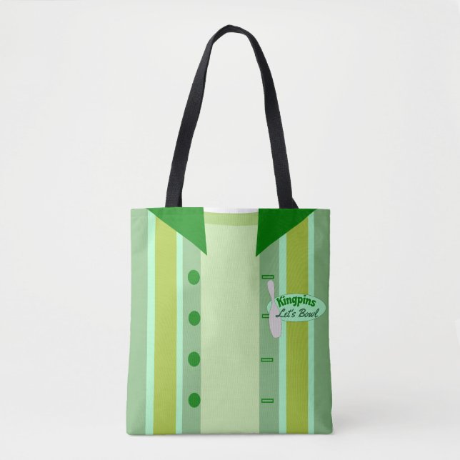 Custom Vintage Bowler Style Tote Bag (Front)