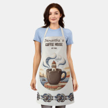 Custom Vintage Coastal Cafe Merch