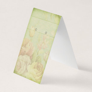 Custom Vintage Floral Jewellery Peaceful Display Business Card