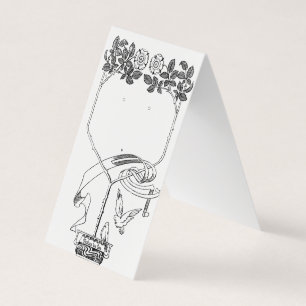 Custom Vintage Frame Earring Jewellery Display Car Business Card