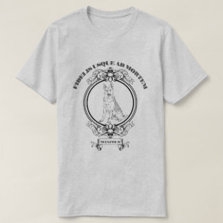 Custom Vintage German Shepherd Crest - Dark Academ T-Shirt