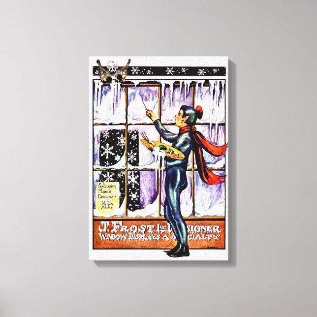 CUSTOM VINTAGE JACK FROST COVERART CANVAS WRAP (Front)