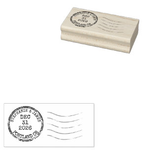 Custom Vintage Letter Postmark Rubber Stamp