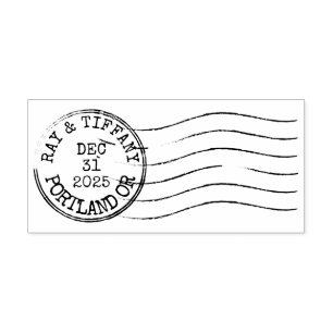 Custom Vintage Letter Postmark Rubber Stamp