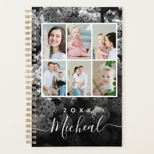 Custom Vintage Modern Notebook , Add your photos Planner