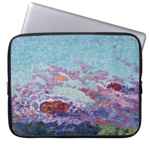 Custom Vintage Ocean Coast Painting Maurice Denis Laptop Sleeve