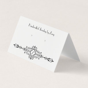 Custom Vintage Parisian Folded Stud Earring Cards
