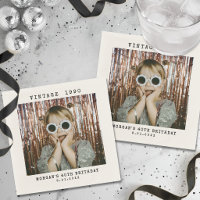 Custom Vintage Photo Birthday