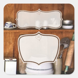 Custom Vintage Store / Bake Shop Sticker
