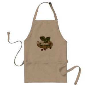 Custom Vintage Strawberries Retro Fruit Old School Standard Apron