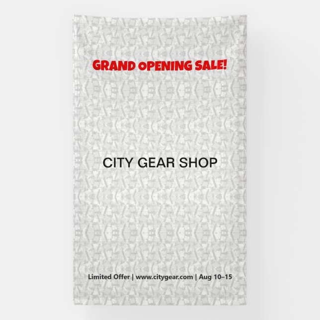 Custom Vinyl Banners | Grommets & Graphics (Vertical)