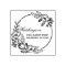 Custom Violet Hand-drawn Wreath Return Address
