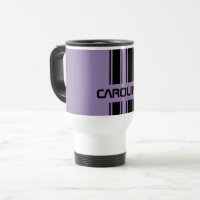 Custom Violet Purple Black Auto Race Sport Stripe