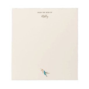Custom Violetear Hummingbird Notepad