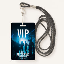 Custom VIP All-Access Concert Event Pass Female