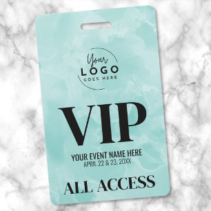 Custom VIP All Access Event ID Badge