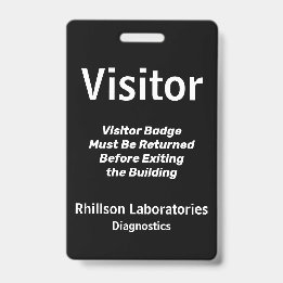 Custom Visitor ID Badge