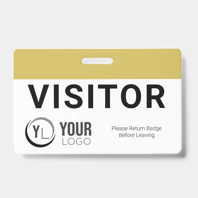 Custom Visitor ID Badge (Front)