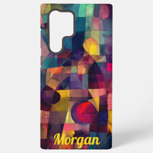 Custom Vivid Abstract Geometric Art  Samsung Galaxy Case
