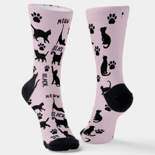 Custom Void Cat Socks Cute Black Cat Mum Gift