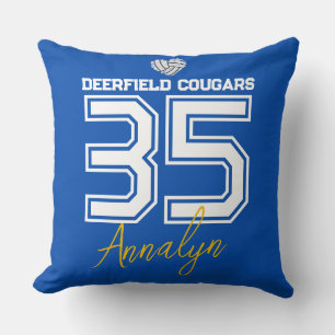 Custom Volleyball Senior Night Graduation Cushion