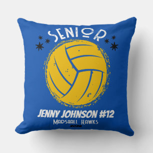 Custom Volleyball Senior Night Graduation Cushion