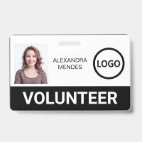 Custom Volunteer Badge Lanyard Event Team Logo