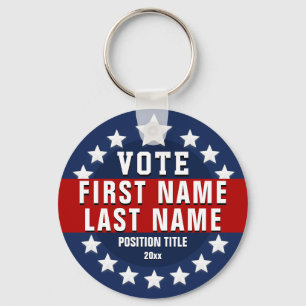 Custom Vote Key Ring