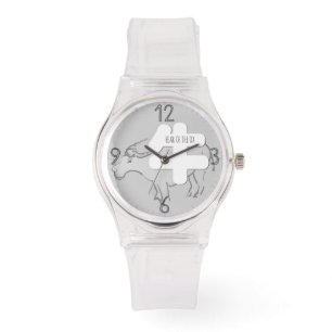 Custom W Ox Ideogram Chinese Zodiac Birthday eW W Watch