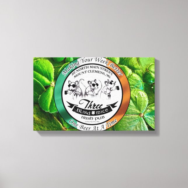 Custom Wall Art For Three Blind Mice (Front)