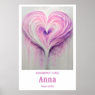 Custom Wall Art with Name and and Special Date