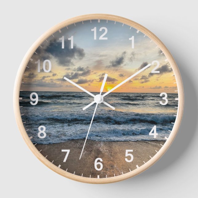 Custom Wall Clock (Add Your Own Photo and/or text) (Front)